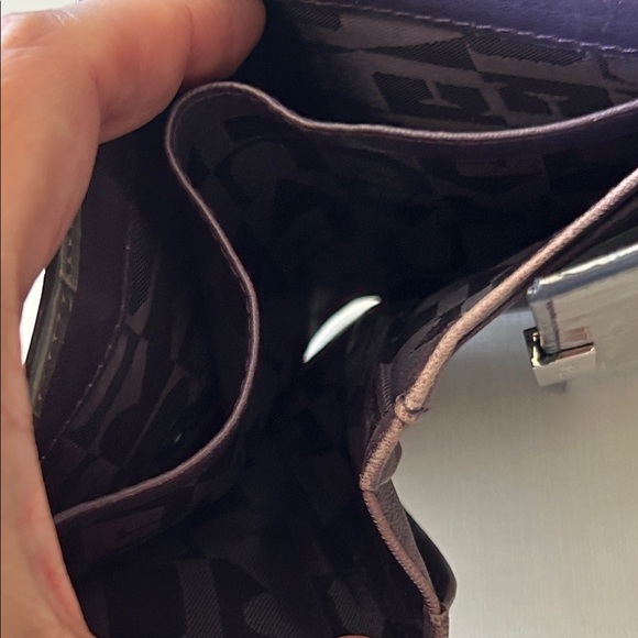 Furla Gray Croc-Embossed Wallet - Picture 7 of 8